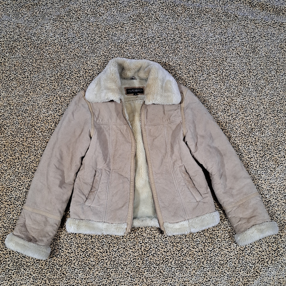 🌈(Final price) STEVE MADDEN LEATHER WINTER COAT-M